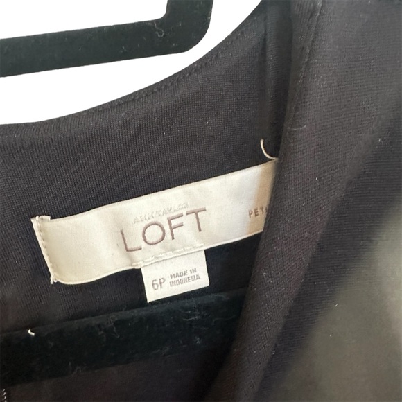 Ann Taylor LOFT Black Short A line Dress in Women’s 6 petite - Picture 13 of 13